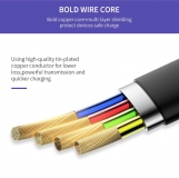 Кабель USB Type C - USB 1м, максимальный ток 2.4А, защита от изломов, CABLETIME