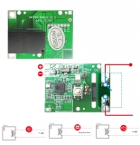 Дистанционное управление нагрузкой до 10А SONOFF, Wi-Fi  реле 5 В, одноканальное Sonoff для управления любым электроприбором, розеткой или выключателем со смартфона через Интернет. (Android, IOS, Умный дом, Yandex Алиса)