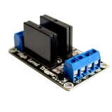 Модуль твердотельного реле G3MB-202P 2-канальный для Arduino (low level trigger) 240В 2А