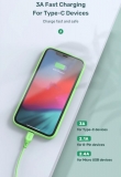 Кабель USB Type C - USB 1м, максимальный ток 3.0А, защите от изломов, TOPK