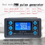 ZK-PP1K Генератор сигналов PWM с ЖК-дисплеем и двойным режимом, 1-канальный 1 Гц-150 кГц