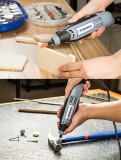 Минидрель - гравер WORKPRO W004567AS 130Вт 220В, до 36000 об/мин, + набор аксессуаров