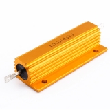 Резистор выводной, 10 Ом 100W 100Вт, алюминиевый корпус