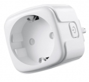 Умная ZigBee розетка TUYA для приложения Smart Life, 16A, с функцией измерения потребляемой мощности, управление нагрузкой через интернет (Google Home, голосовое управление Alexa, Yandex Алиса)
