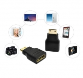 Переходник аудио-видео HDMI (f) - Mini HDMI (m)