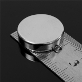 Неодимовый магнит (диск) NdFeB D20 x h4 мм N35