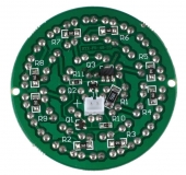Светильник светодиодный инфракрасный 940нм 12В с датчиком освещенности, 48 LED, диаметр 54мм