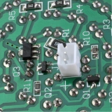 Светильник светодиодный инфракрасный 940нм 12В с датчиком освещенности, 48 LED, диаметр 54мм