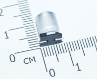 Конденсатор 100мкФ 50В 100UF типоразмер F (SMD, 8*10.5мм)