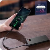 Внешний аккумулятор BASEUS Power Bank 10000мАч dual USB + PD 22.5Вт, поддержка AFC / FCP / SCP / QC3.0 / PD3.0