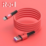 Кабель USB Lightning 8pin - USB 1м, максимальный ток 2.4А, защите от изломов, для Apple iPhone Ipad, желтый