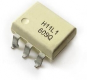 Оптопара с выходом на триггере Шмитта H11L1 SOP-6 H11L1SR H11L1SR2M