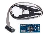 Программатор для EEPROM 93CXX / 25CXX / 24CXX, модуль USB I21 CH341 CH341A 24 25 + зажим SOIC8 SOP8