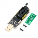 Программатор для EEPROM 93CXX / 25CXX / 24CXX, модуль USB I21 CH341 CH341A 24 25 + зажим SOIC8 SOP8