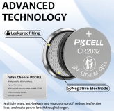Батарейки CR2032 (Lithium Battery) 3В  PKCELL