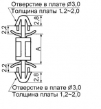 LCF-8 изоляционная колонка, соединитель печатных плат (диаметр отверстия 3мм)