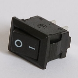 Микровыключатель KCD1-11 SPST 2PIN ON / OFF G125 3А 250VAC 6A 125VAC 10x15мм черный