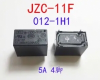 Реле JZC-11F 005-1H1L 5VDC 5В DC 4 контакта 250VAC / 30VDC 3А