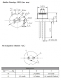 Лазерный диод инфракрасный L820P200 815nm 200мВт TO18 (5.6 мм)