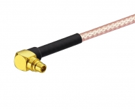 Пигтейл AC-M01RA-T01BO-316-15 RG316 15 см - кабельная сборка