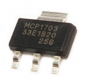 MCP1703T-3302E/DB, регулятор напряжения, 3.3В, 250мА, SOT-223