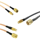 Пигтейл SMAm-RG178-MCXm- 15 см - кабельная сборка, кабель RG174, SMA male-SMA male