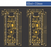 Плата Raspberry Pi Pico RP2040 TYPE-C 16MB