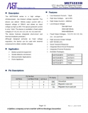 LDO стабилизатор MST5333D (SOT-89-3), 3.3 В, 0.2 А, Uвх до 35 В, потребление 1.6 мкА