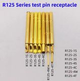 Гнездо (гильза) для пружинного контакт-зонда R125-1S, (30.0мм, диаметр хвостовика 2.36мм, глубина 24.7мм, бортик 2.5мм)