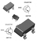 Транзистор 2N2907A / MMBT2907A, 2F p-n-p, 60В 0.6А (SOT-23)
