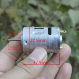 Двигатель RS-380 7.4V/DC, 3.0-7.4 В, 37.5*27.5мм вал 2.3мм / 13.5мм, 17800 RPM