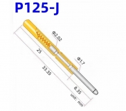 Пружинный контакт-зонд P125-J, (33.35мм, диаметр 2.02/1.7мм, давление пружины 180г)