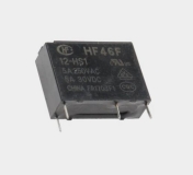 Реле HF46F 12-HS1 - 12VDC 20.5x7x15mm 12 DC 4 контакта 250VAC / 30VDC 5А