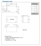 Источник питания HLK-10M12 10W 12V 830mA AC/DC конвертер изолированный   220В - 12В, 0.83А, Hi-Link