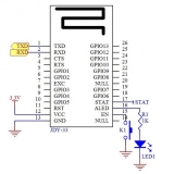 Модуль Bluetooth JDY-33 SPP , Bluetooth 3.0, аналог HC-06 и HC-05