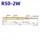 Гнездо (гильза) для пружинного контакт-зонда R50-2W, (25.9мм, сечение контакта 0.64мм, длина контакта 8.4мм)