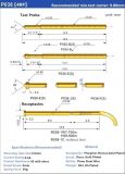 Пружинный контакт-зонд P038-J, (12мм, диаметр 0.38мм, давление пружины 40г, контакт 0.28мм)