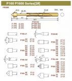 Пружинный контакт-зонд P160-G2, (24.5мм, диаметр хвостовика 1.36мм, давление пружины 180г)