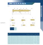Пружинный контакт-зонд проходной PH-5G, (длина 38мм, диаметр контакта 3.5мм, давление пружины 200г)