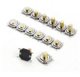 Кнопка тактовая SMD 5.2 * 5.2 * 3 мм (водонепроницаемая) TS-1252