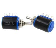 Проволочный многофункциональный потенциометр WXD3-12-1W 4.7 КОм ±5% C±0.3% (переменный резистор)