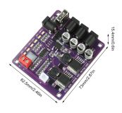 Модуль ИБП 40W с DC-DC преобразователем напряжения, вход 12.6В, выход 5В, 9В, 12В, для аккумуляторов 3S 11.1В/12.6В (UPS)