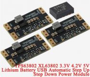XL63802 компактный повышающе-понижающий (buck-boost) DC-DC преобразователь на базе TPS63802, вход 1.3-5.5В, выход 3.3В 1А