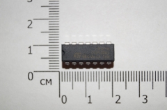 LM324N, буферный усилитель, DIP-14