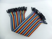 DuPont Line 1P-1P, 2.54мм, 20см, Мама-Папа (Female - Male)