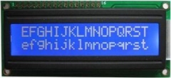 1602А синий LCD-дисплей. LCD1602 (5V)