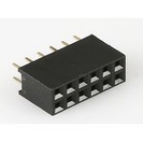 PBD-12 гнездо на плату 2.54мм 2х6 прямое (DS-1023 - 2x6)