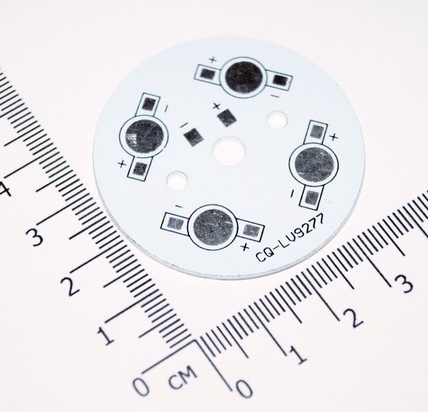 Алюминиевая подложка/радиатор для 4*1Вт светодиодов купить 1463 ...