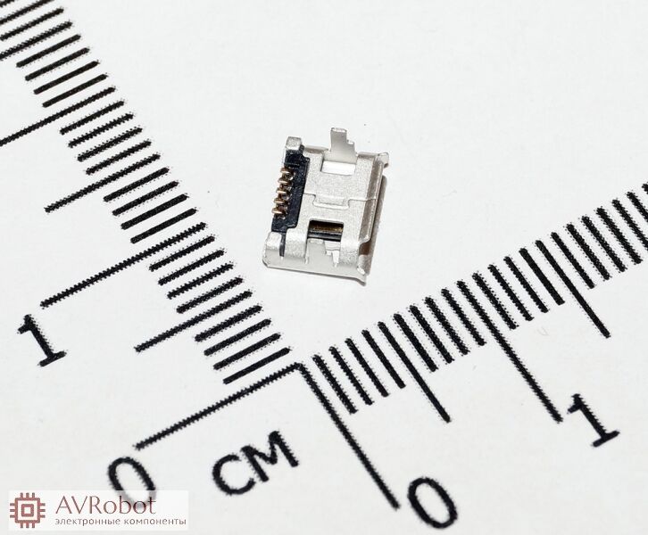 Разъем micro-usb на плату (мама) (для телефонов, планшетов...) 2329 ...