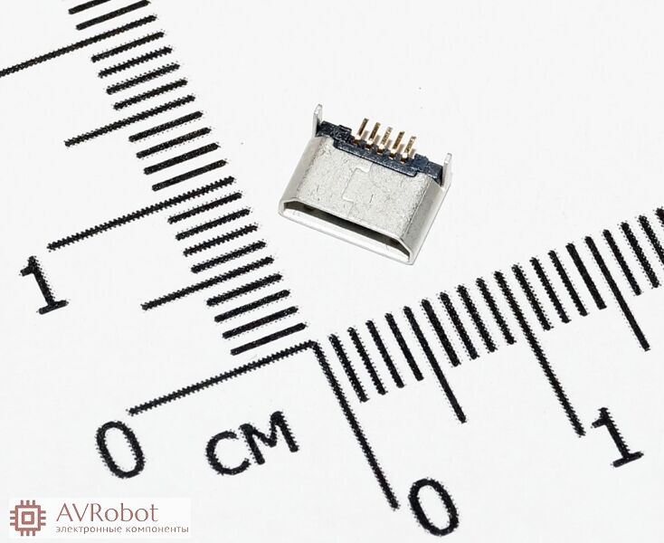 Разъем micro-usb на плату (мама) (для телефонов, планшетов...) 2470 ...